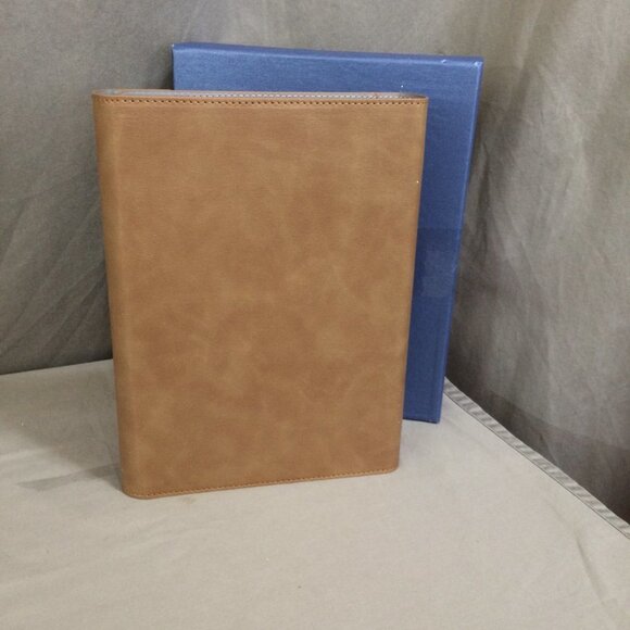 Melsbrinna Planner Date Book Any Year Unused Leather Cover Large 6 Ring - Picture 4 of 6